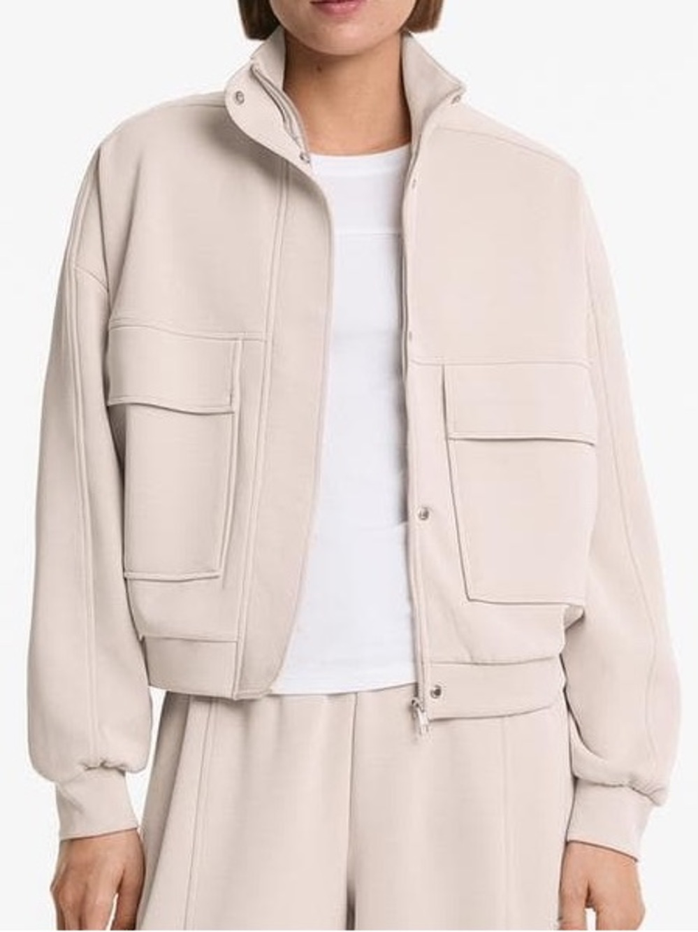 OYSHO Modal jacket with fleece and pockets Size LARGE